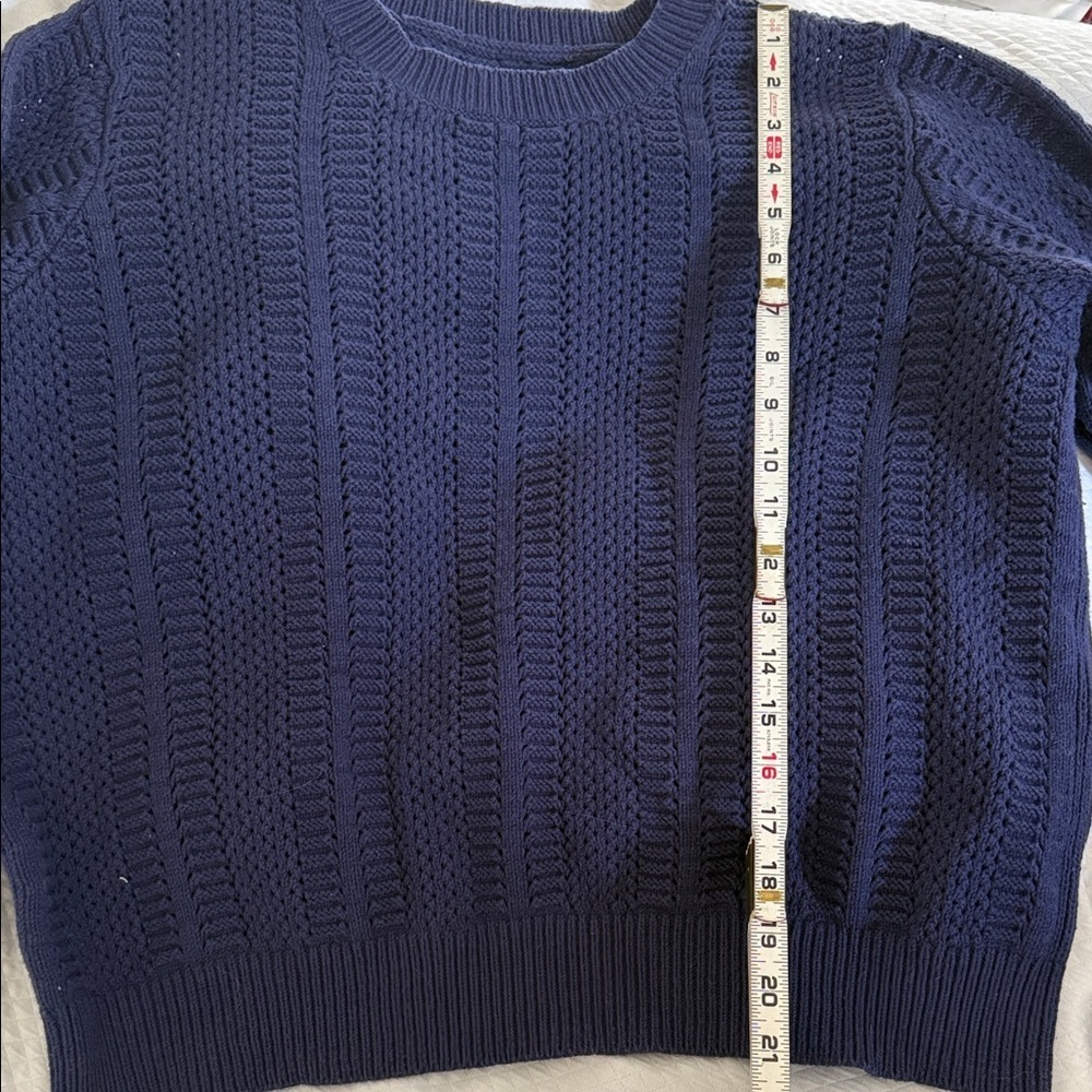 Joe Fresh 60% cotton 40% acrylic Knit Sweater Size Med - Picture 9 of 11